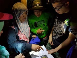 Bat's identification course by Dr. Juliana Senawi from Universiti Kebangsaan Malaysia.