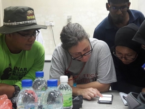 Bat's echolocation call course.